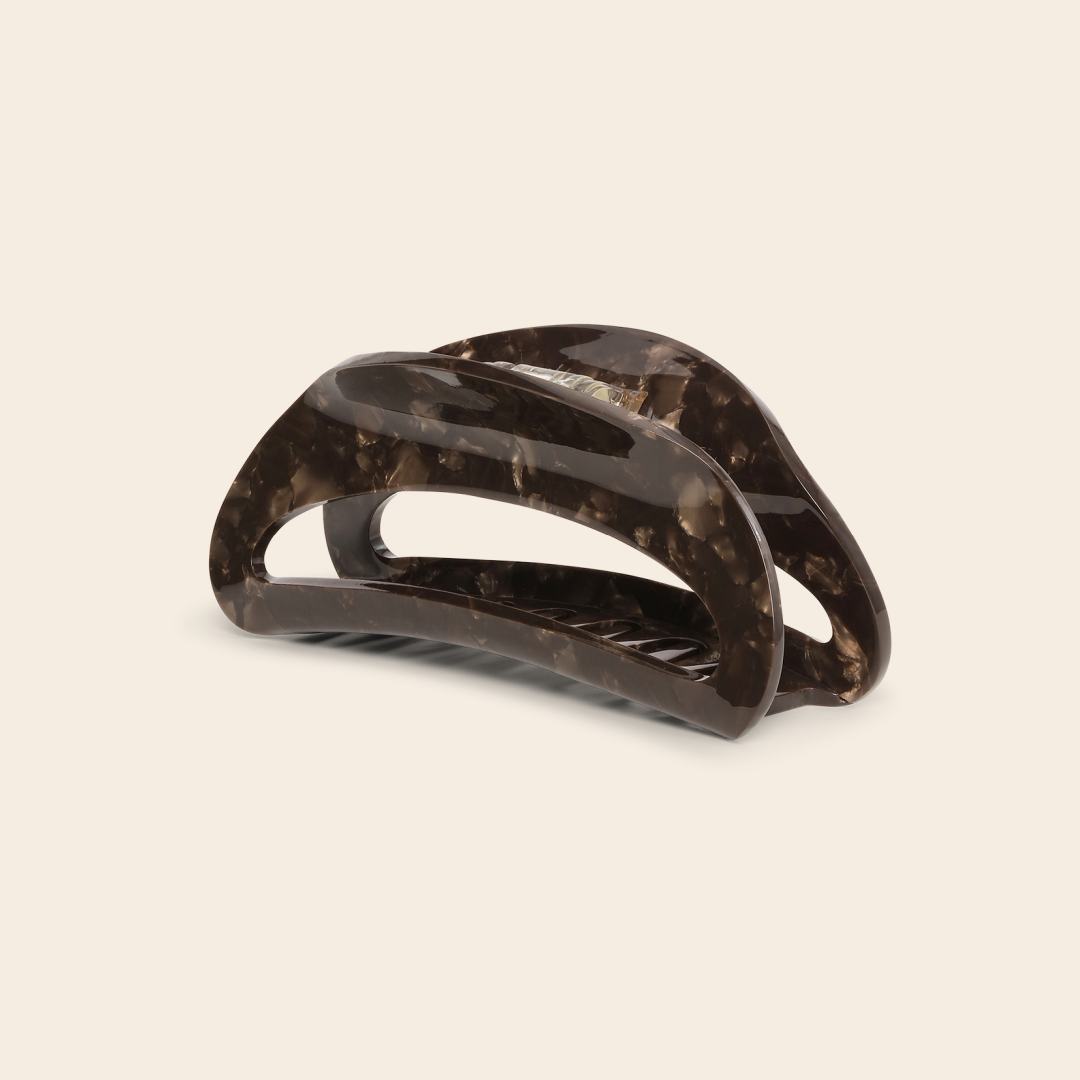 Sui Ava haarclip 'Theresa' XL - brown