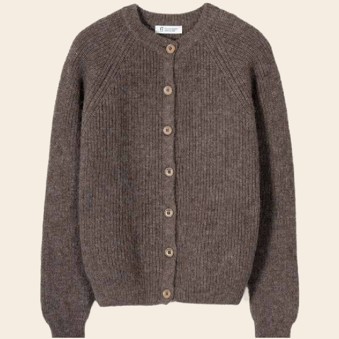 Rifo cardigan 'Vittoria' alpaca - beige argilla