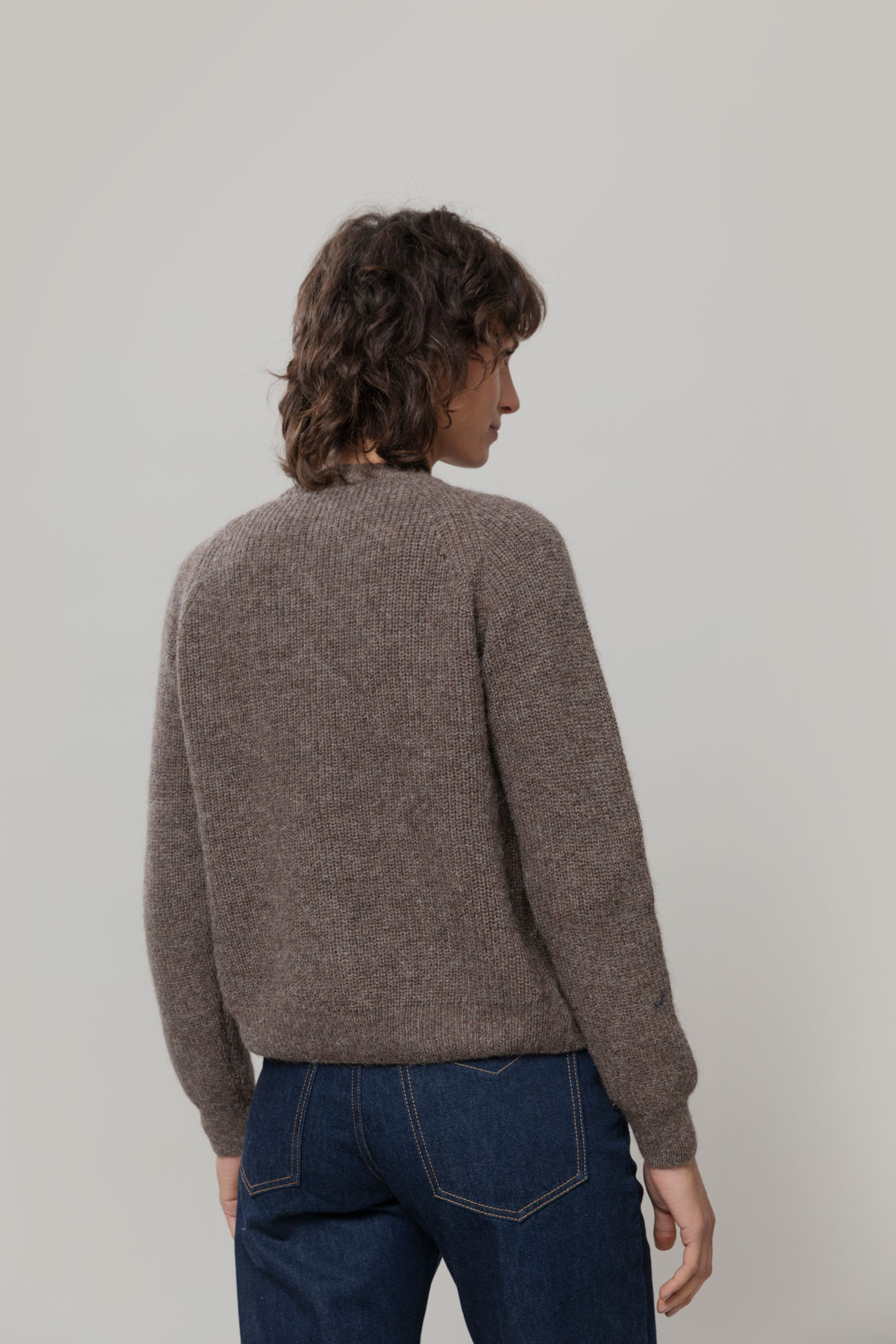 Rifo cardigan 'Vittoria' alpaca - beige argilla