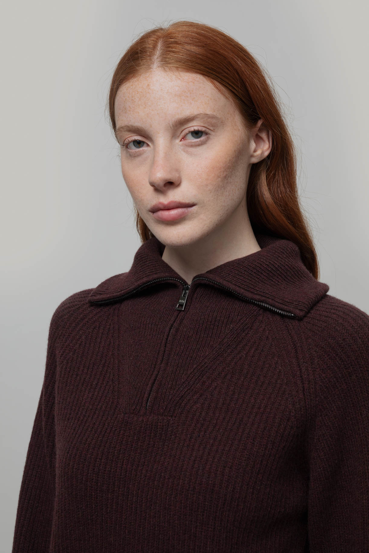 Rifo sweater 'Annalisa' recycled wool - brown caffé