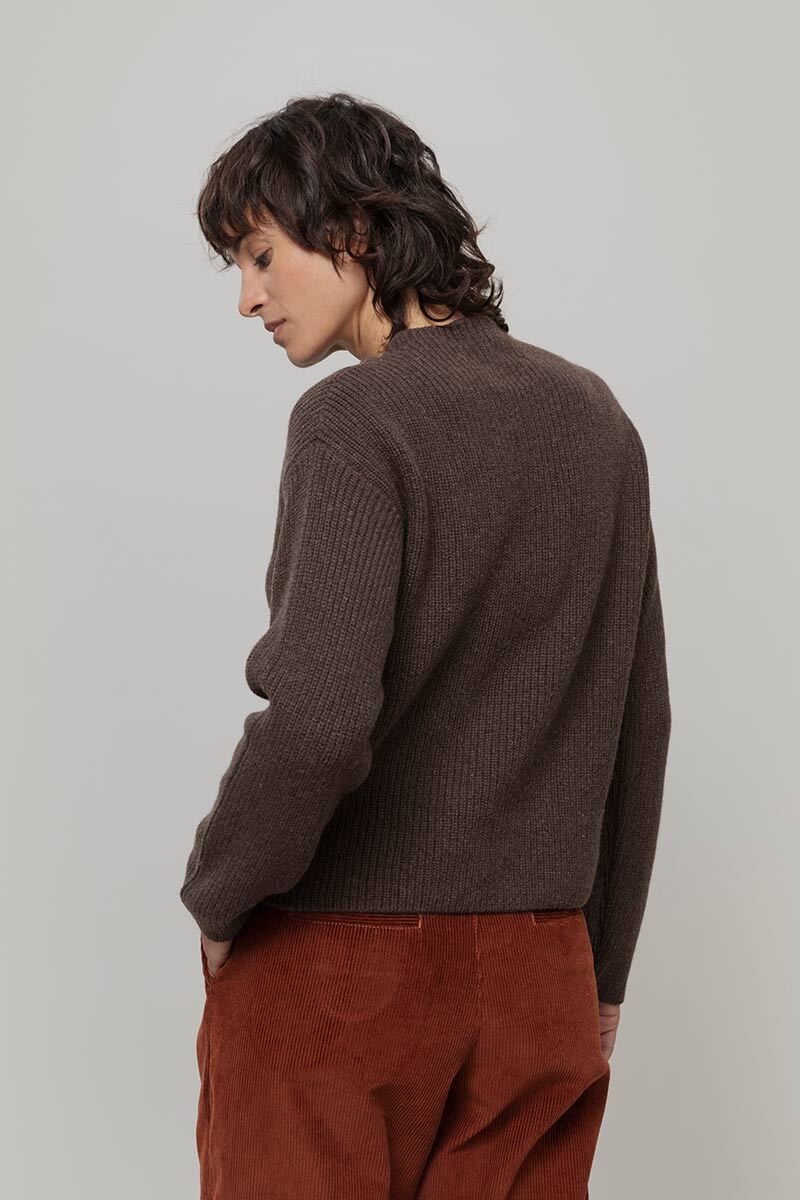 Rifo sweater 'Melissa' cashmere - brown corteccia