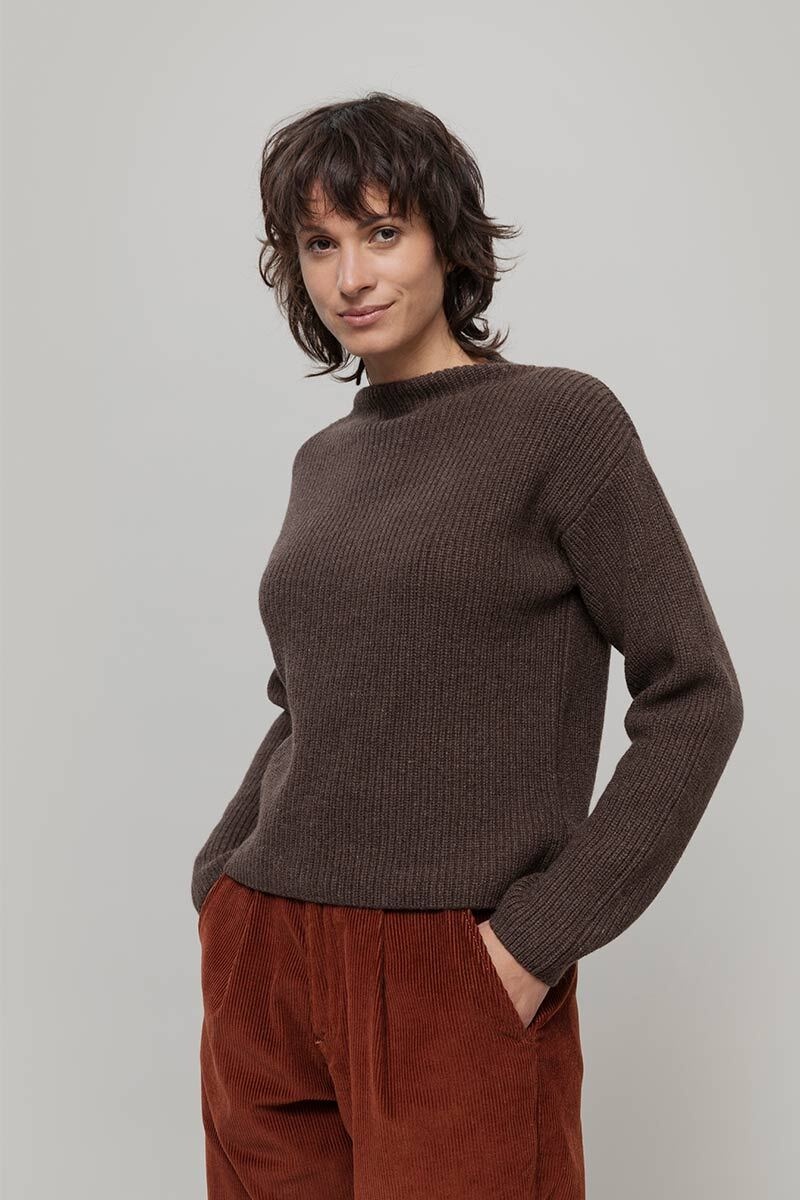 Rifo sweater 'Melissa' cashmere - brown corteccia