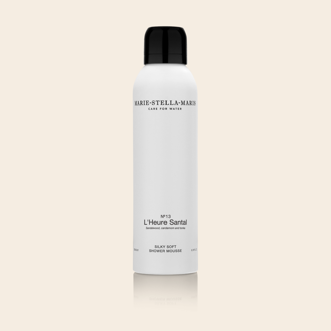 Marie-Stella-Maris silky soft shower mousse No.13 L'Heure Santal