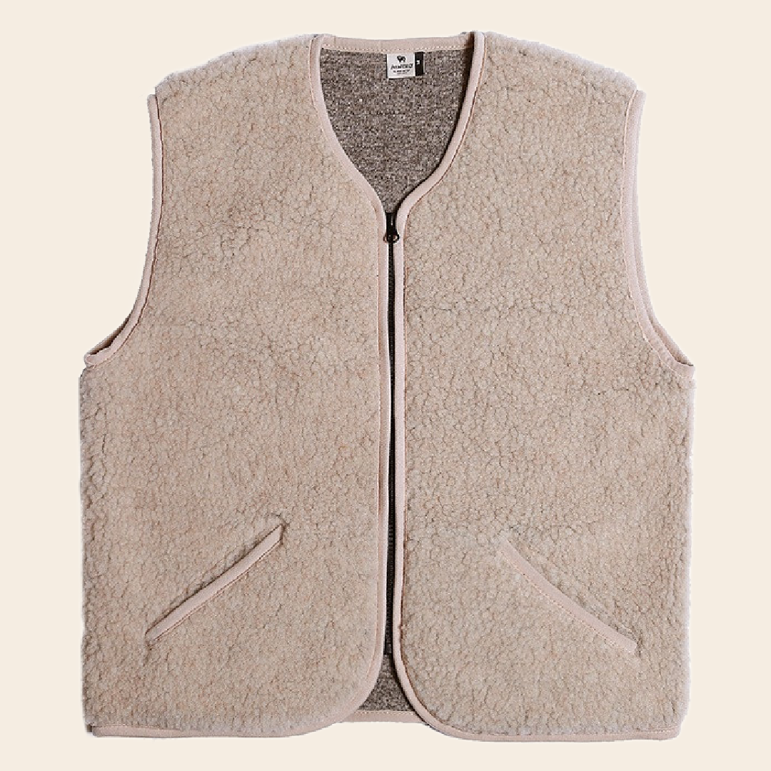 Alwero bodywarmer 'Pos' - sand brown