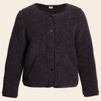 Alwero cardigan 'Tybs' wool - deep black light