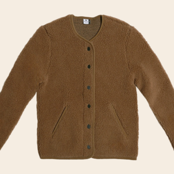 Alwero vest 'Tybs' wol - teddy brown