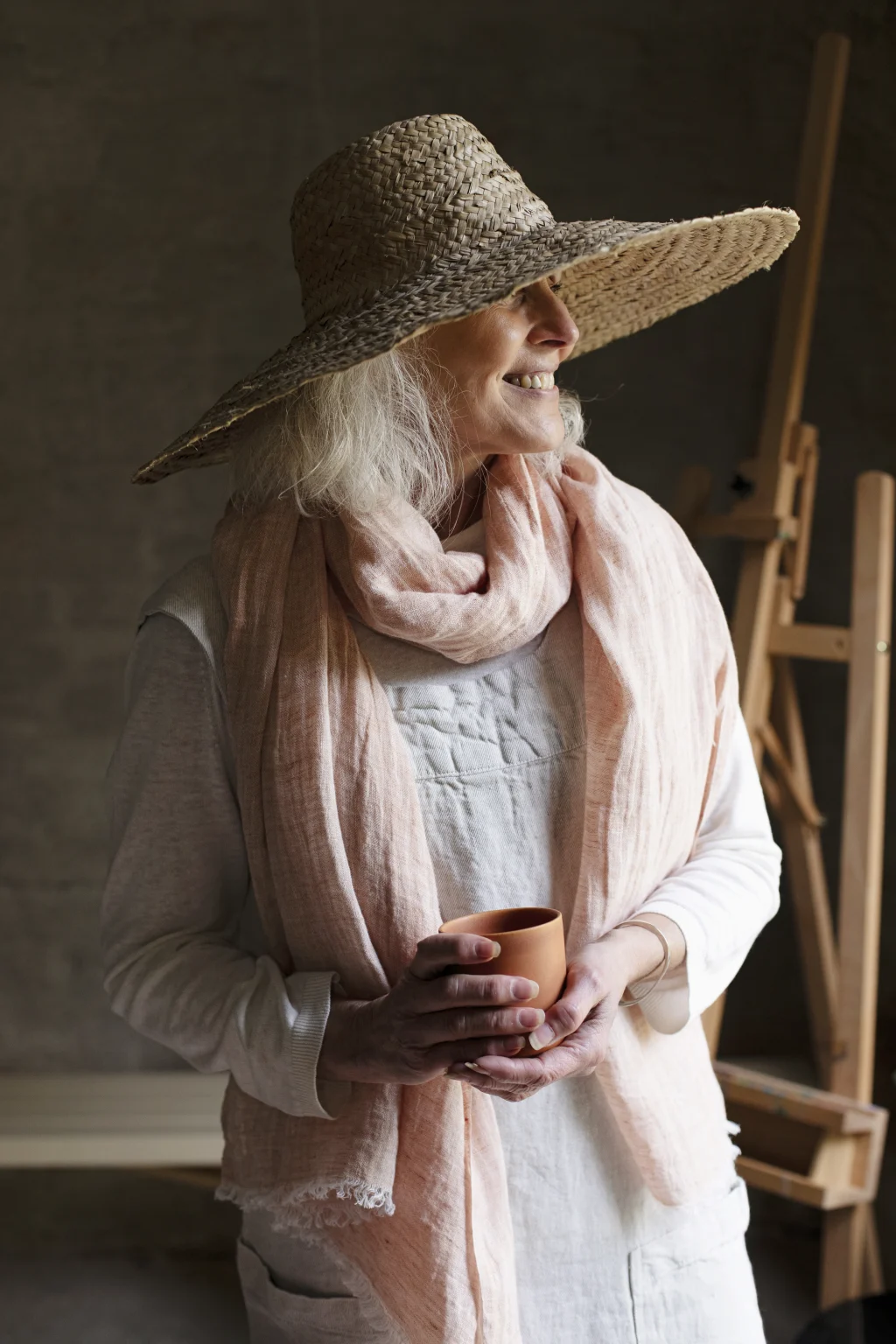Lapuan Kankurit scarf 'Lempi' linen