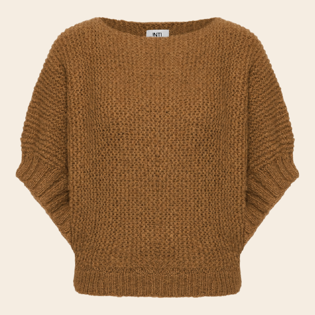 Inti Knitwear trui 'Vaila' alpaca - sand