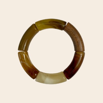 ByBjør bracelet 'Rainbow' mix natural - soft