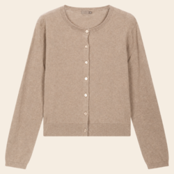 No Man's land cardigan cotton / silk - oak