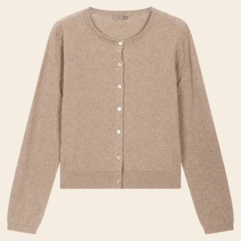 No Man's land vest katoen / zijde - oak