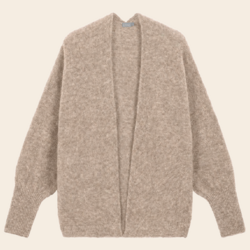 No Man's land vest superkid mohair - oak