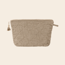 IBLaursen Kulturbeutel „Quilted“ – Lienen
