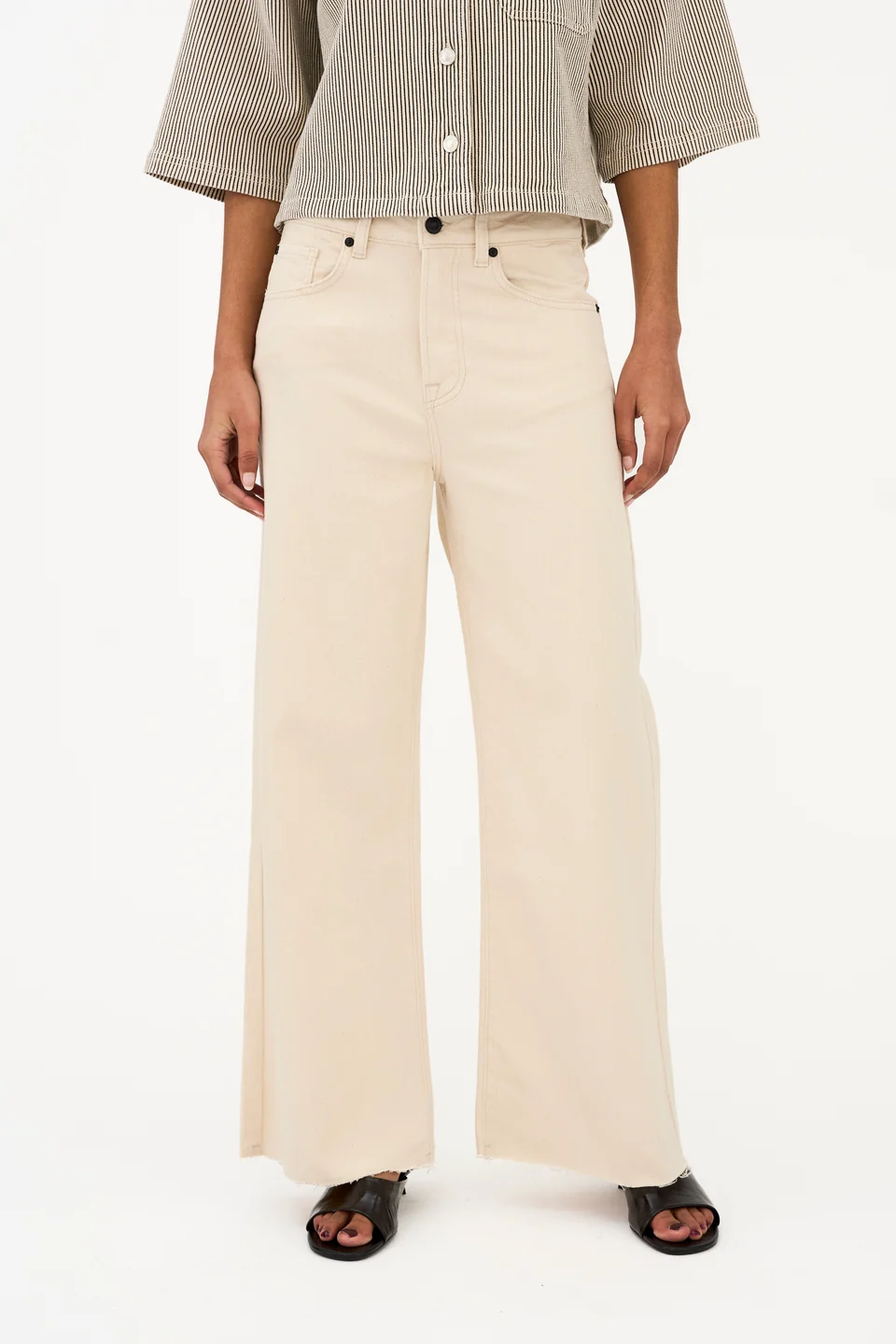 IVY Copenhagen cropped jeans 'Medina' katoen - ecru