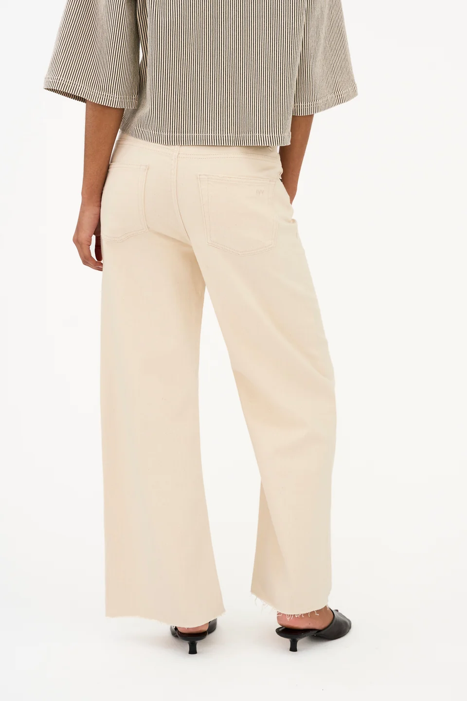 IVY Copenhagen cropped jeans 'Medina' katoen - ecru