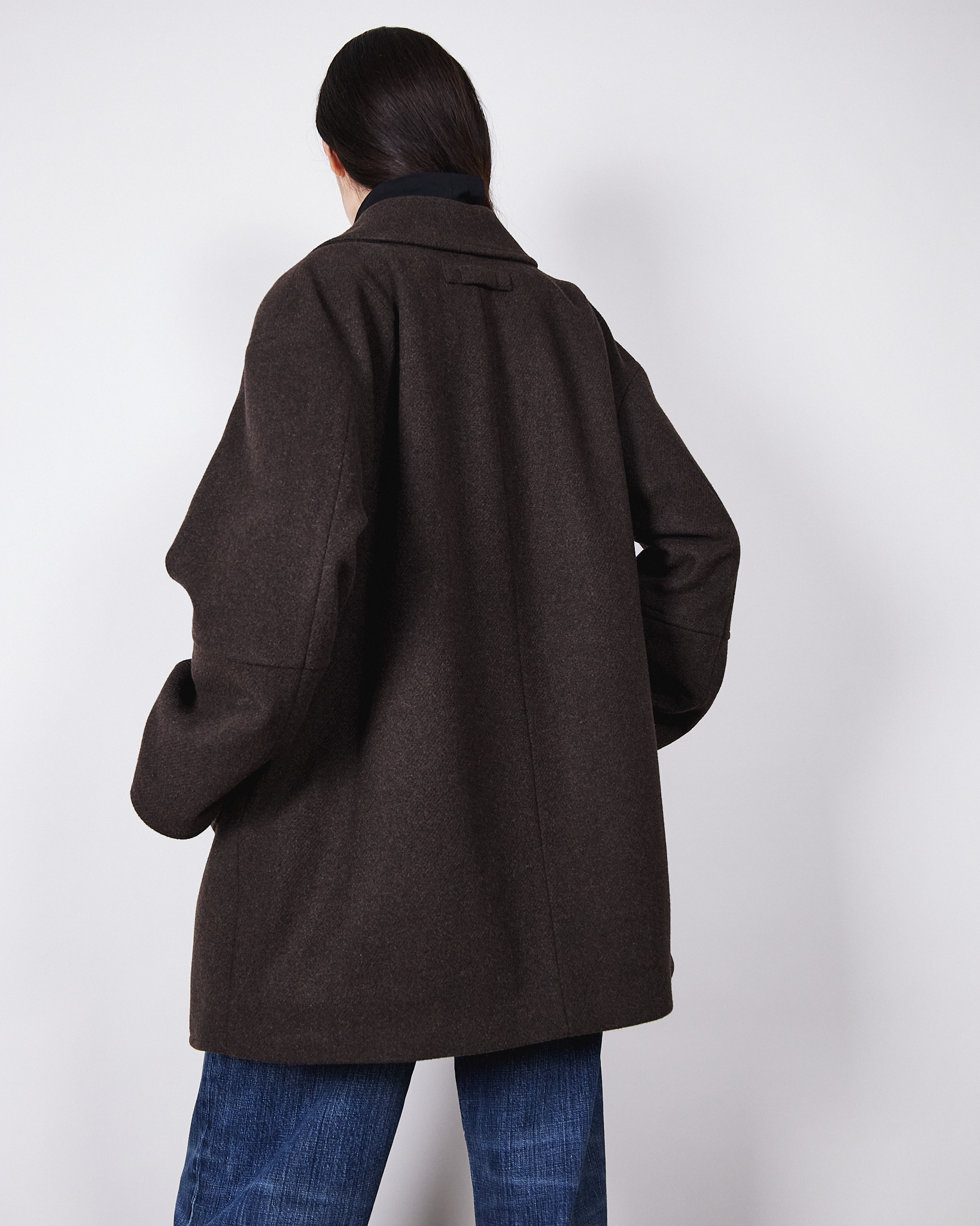Brixtol coat 'Edie' wool - brown