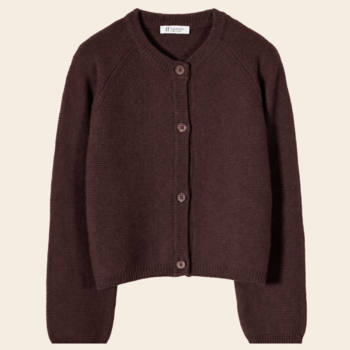 Rifo cardigan 'Mafalda' cashmere - brown caffé
