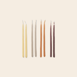 Ferm Living set/24 candles 'Calm Blend'