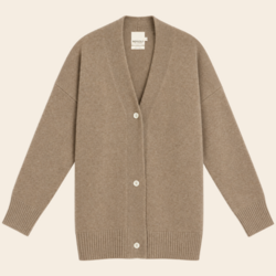 Indi & Cold Strickjacke Wolle / Viskose Mischung - topo