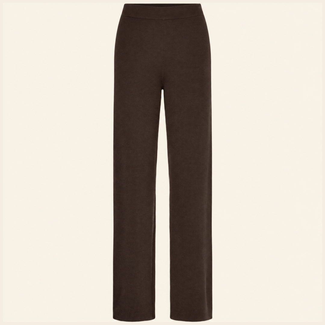 Rosemunde trousers 'Cody' merino wool - mole