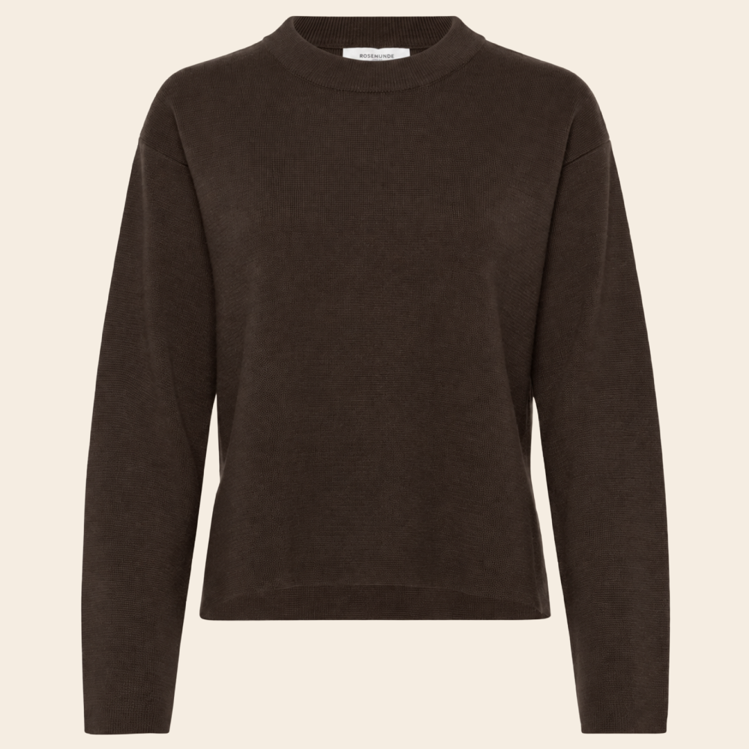 Rosemunde jumper 'Cody' merino wool - mole
