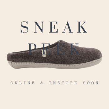 Egos slipper chocolate - suede sole