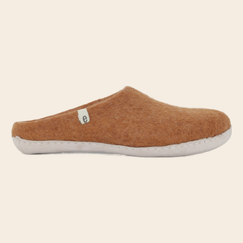 Egos slipper chestnut - suede zool