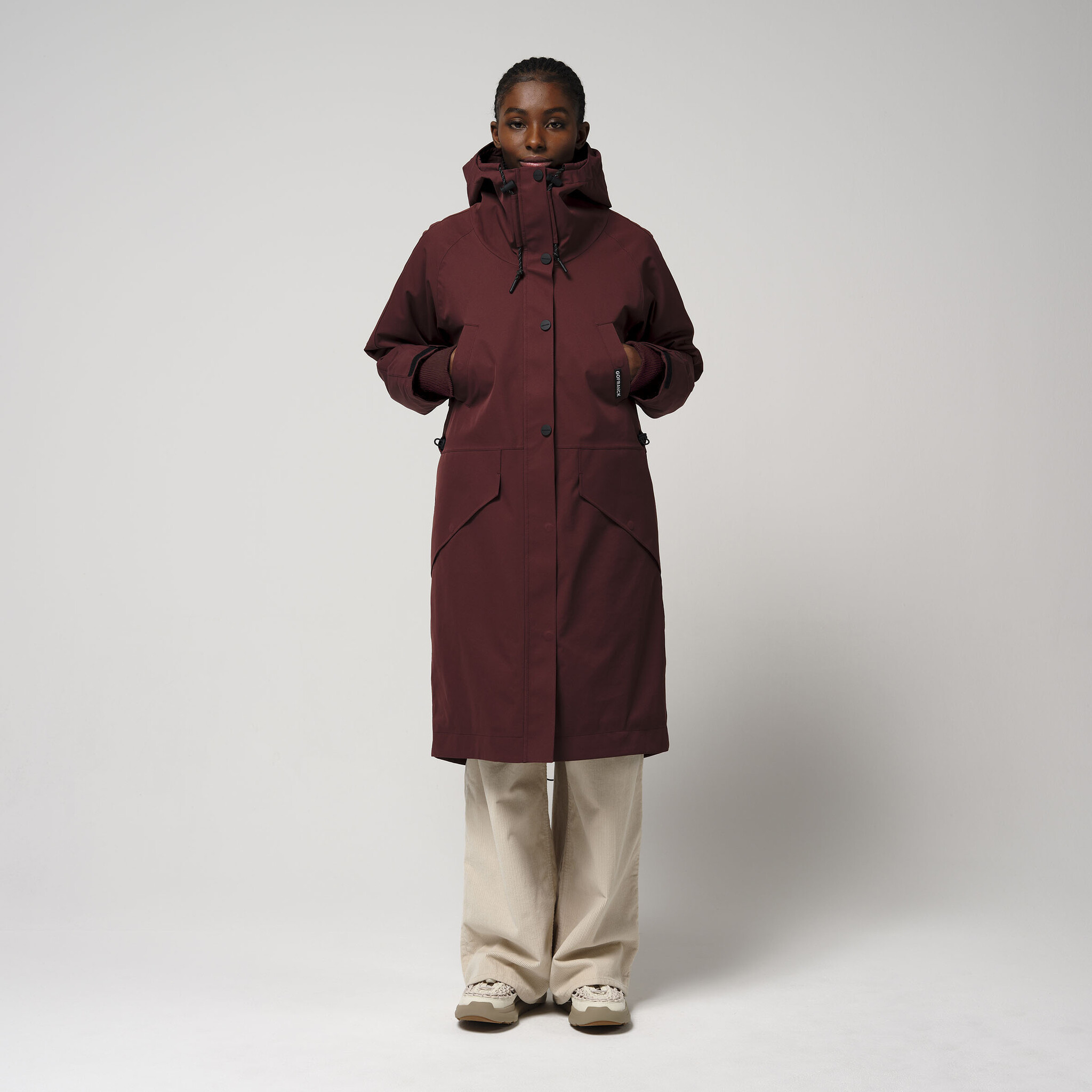 Gofranck waterproof parka 'Cold Winter' - andorra red