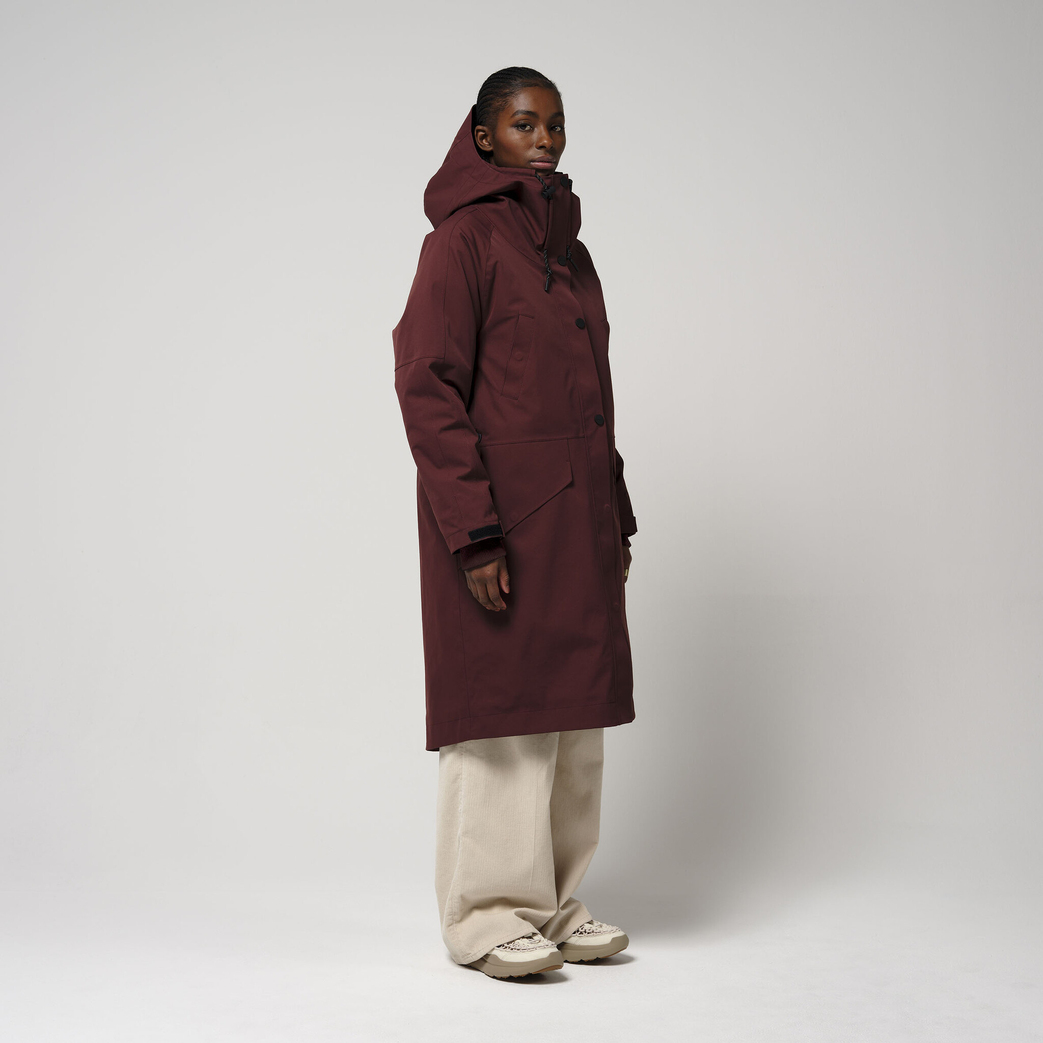 Gofranck waterproof parka 'Cold Winter' - andorra red