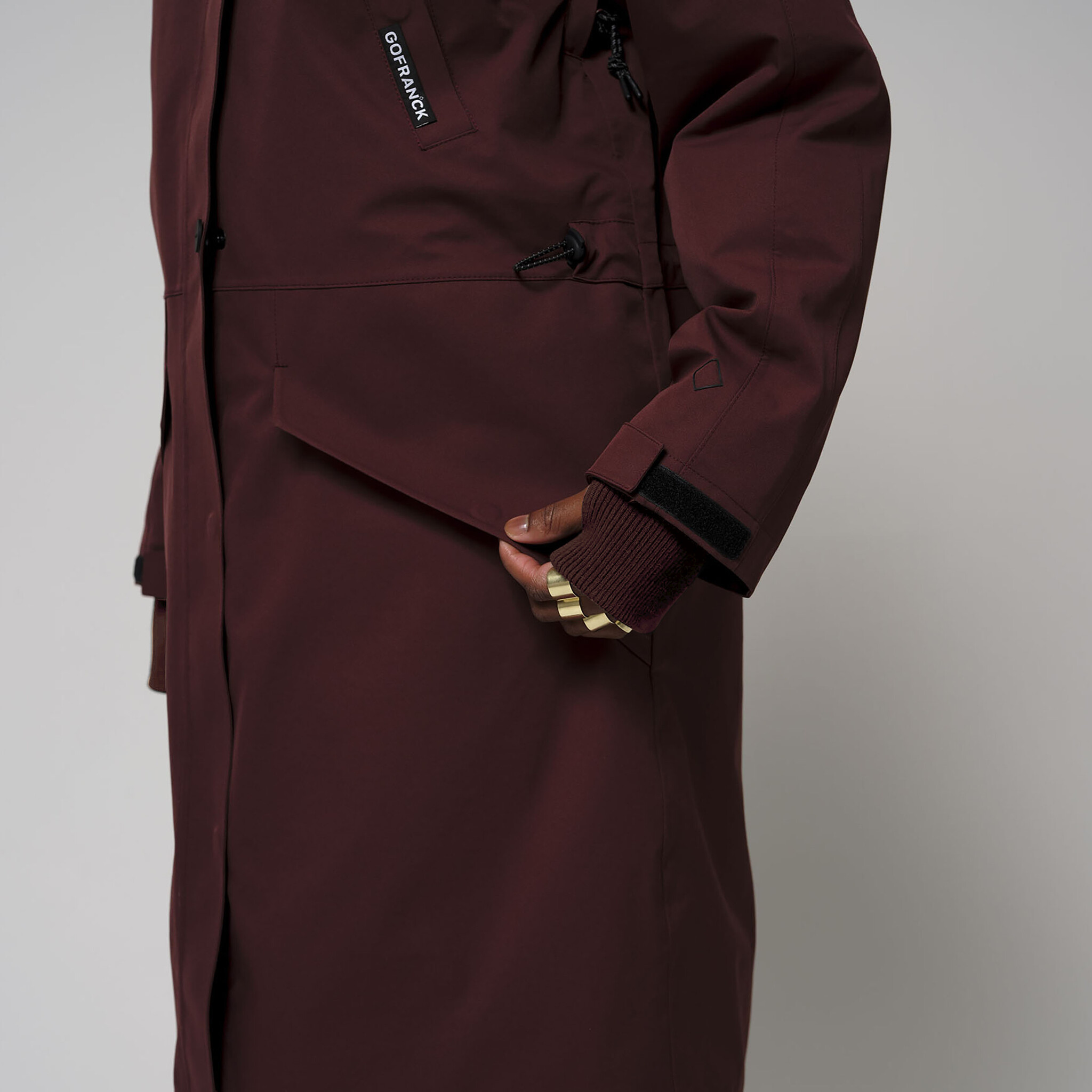 Gofranck waterproof parka 'Cold Winter' - andorra red