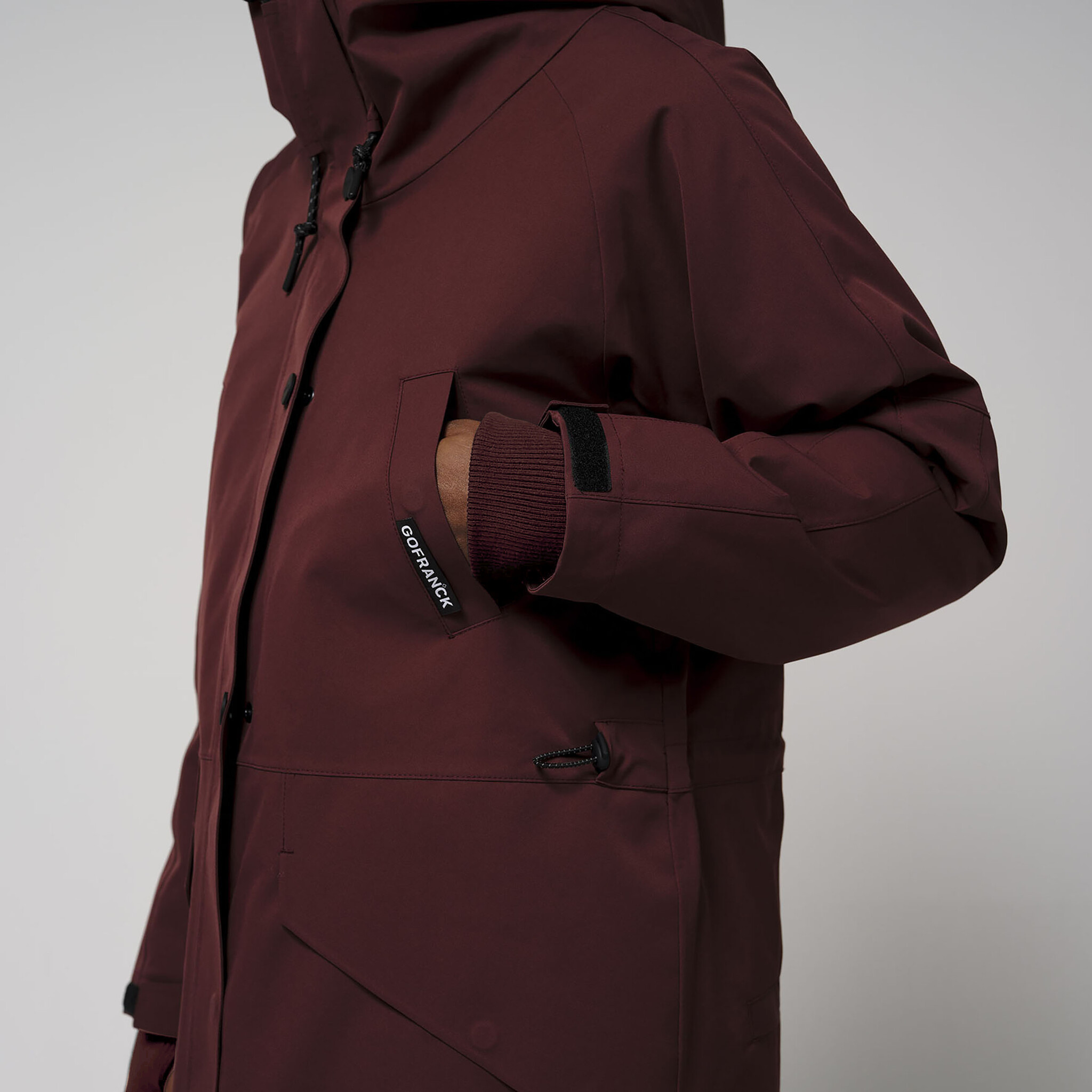 Gofranck waterproof parka 'Cold Winter' - andorra red