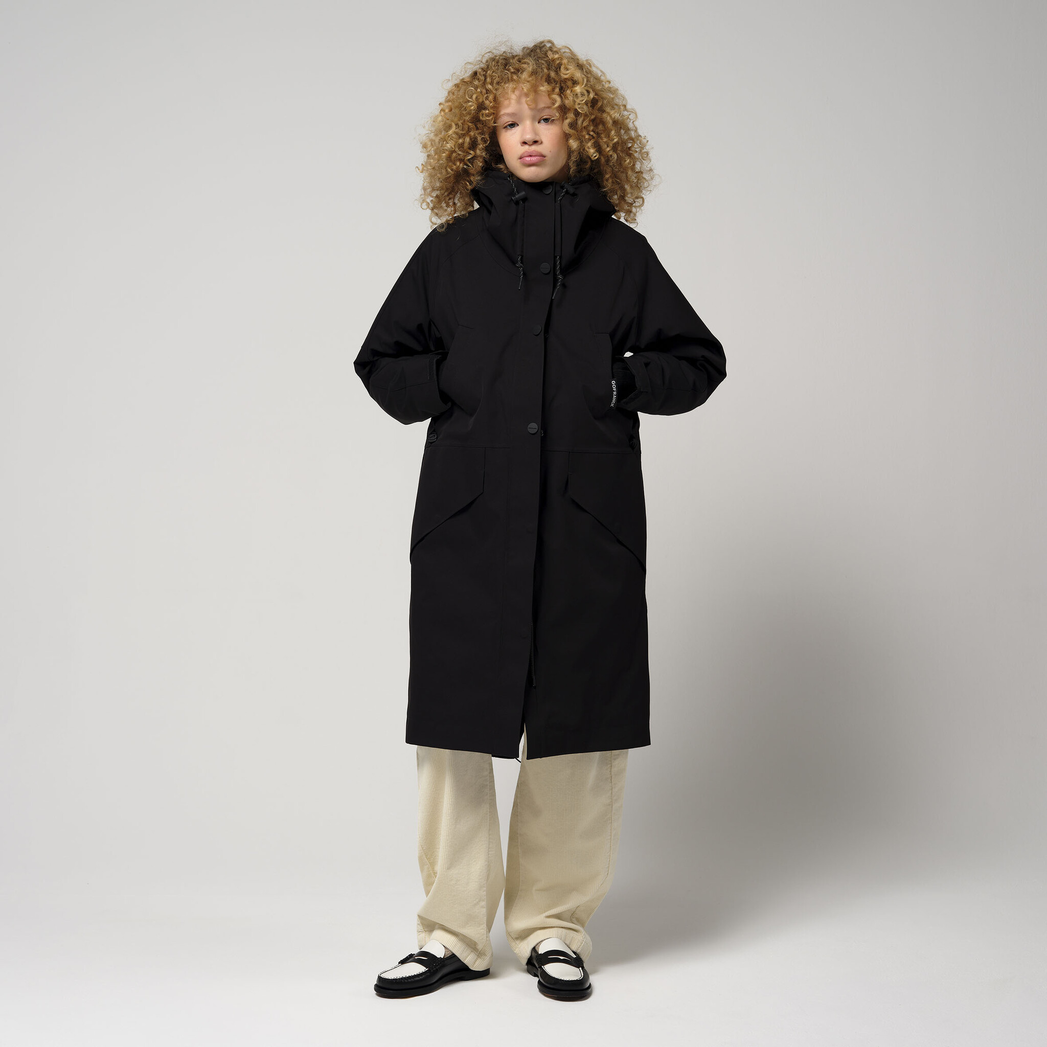 Gofranck waterproof parka 'Cold Winter' - deep black