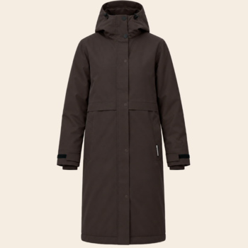 Gofranck waterproof parka 'Nebula' - black coffee