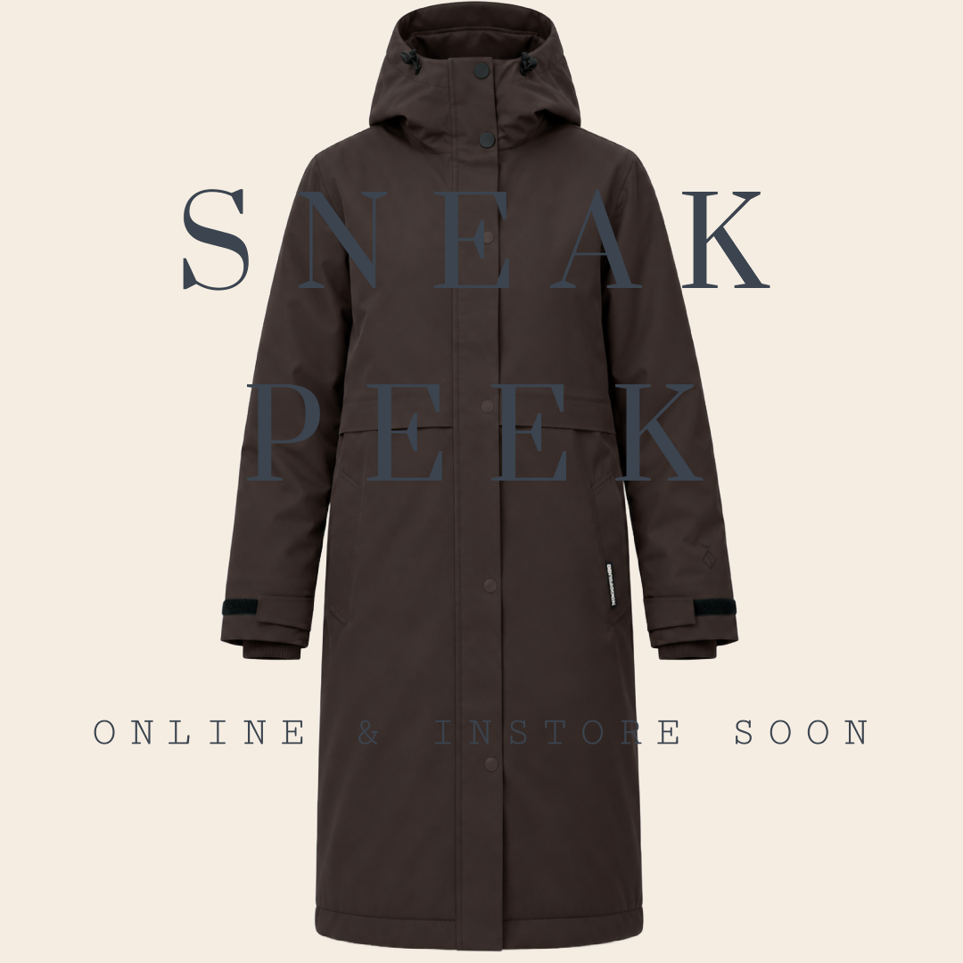 Gofranck waterproof parka 'Nebula' - black coffee