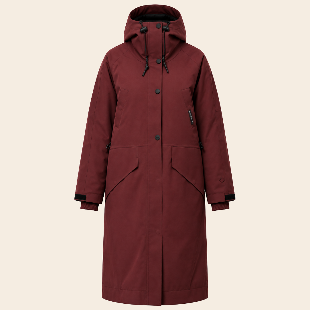 Gofranck waterproof parka 'Cold Winter' - andorra red