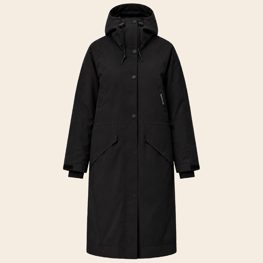Gofranck waterproof parka 'Cold Winter' - deep black