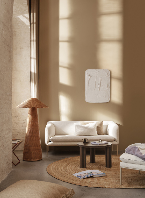 Ferm Living lamp 'Dou' - braided rattan
