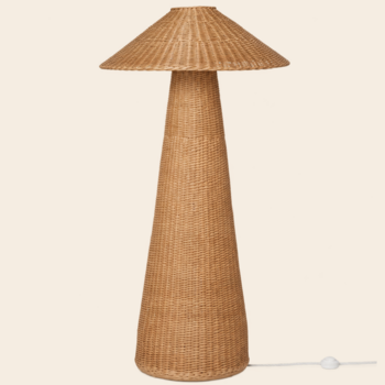 Ferm Living lamp 'Dou' - rotan