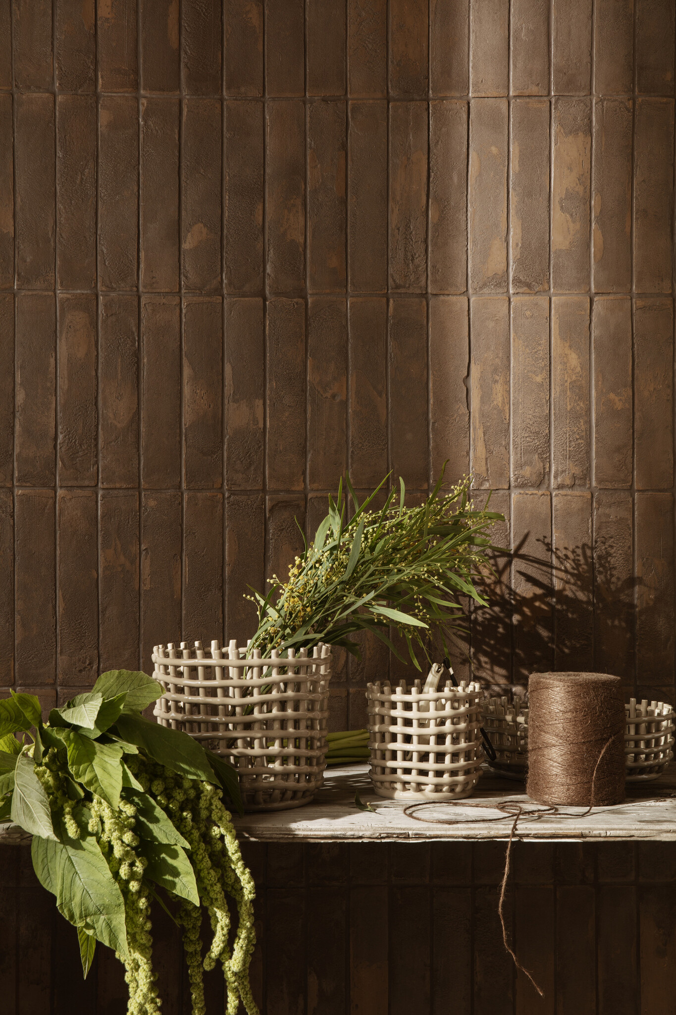 Ferm Living mand 'Ceramic' - cashmere