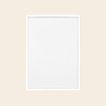 frame zilver - glas