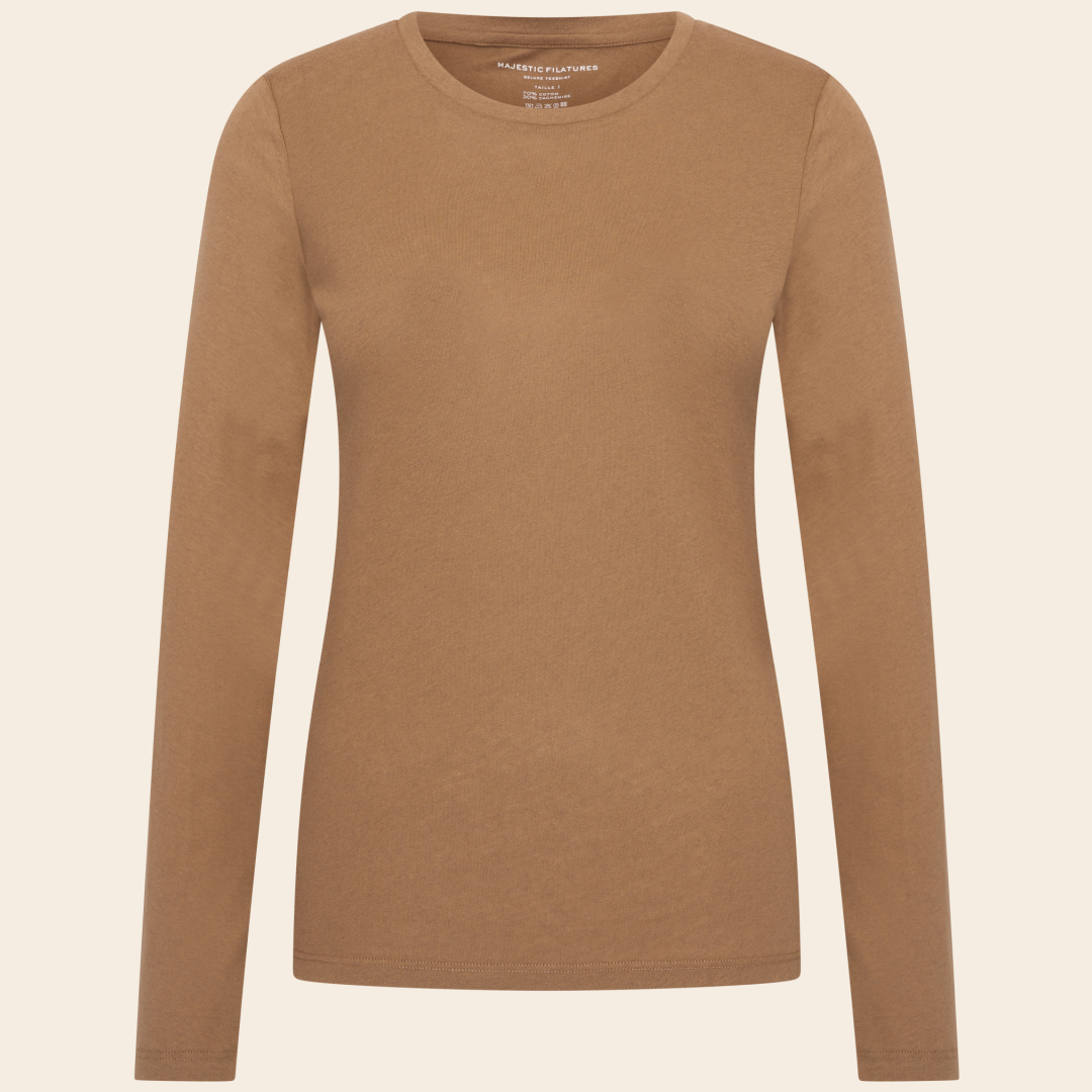 Majestic Filatures cotton/cashmere shirt – Havana