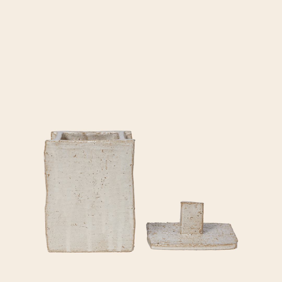 Ferm Living Schachtel 'Rume' L - Steingut