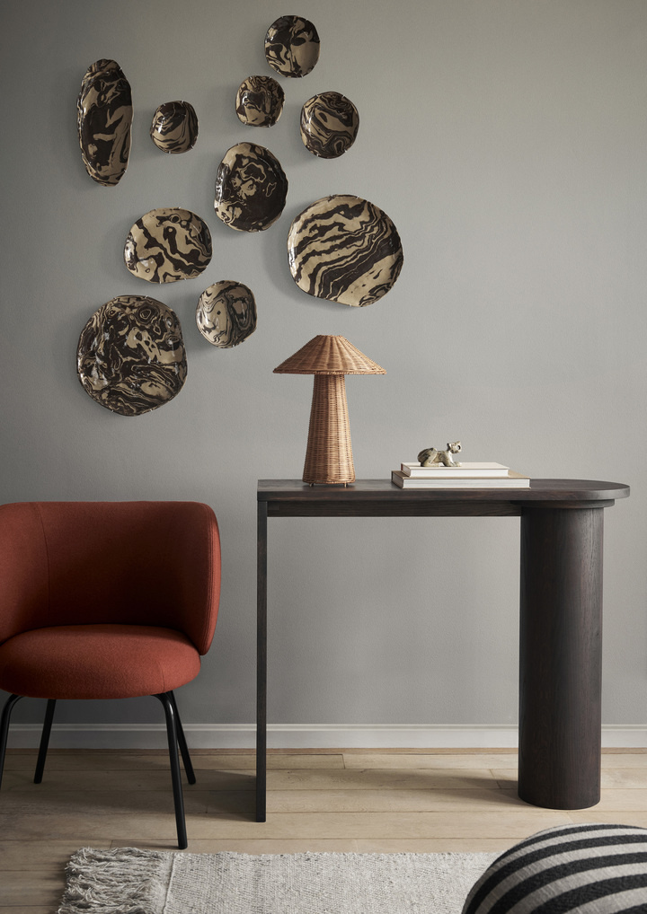 Ferm Living schaal 'Ryu' L - aardewerk