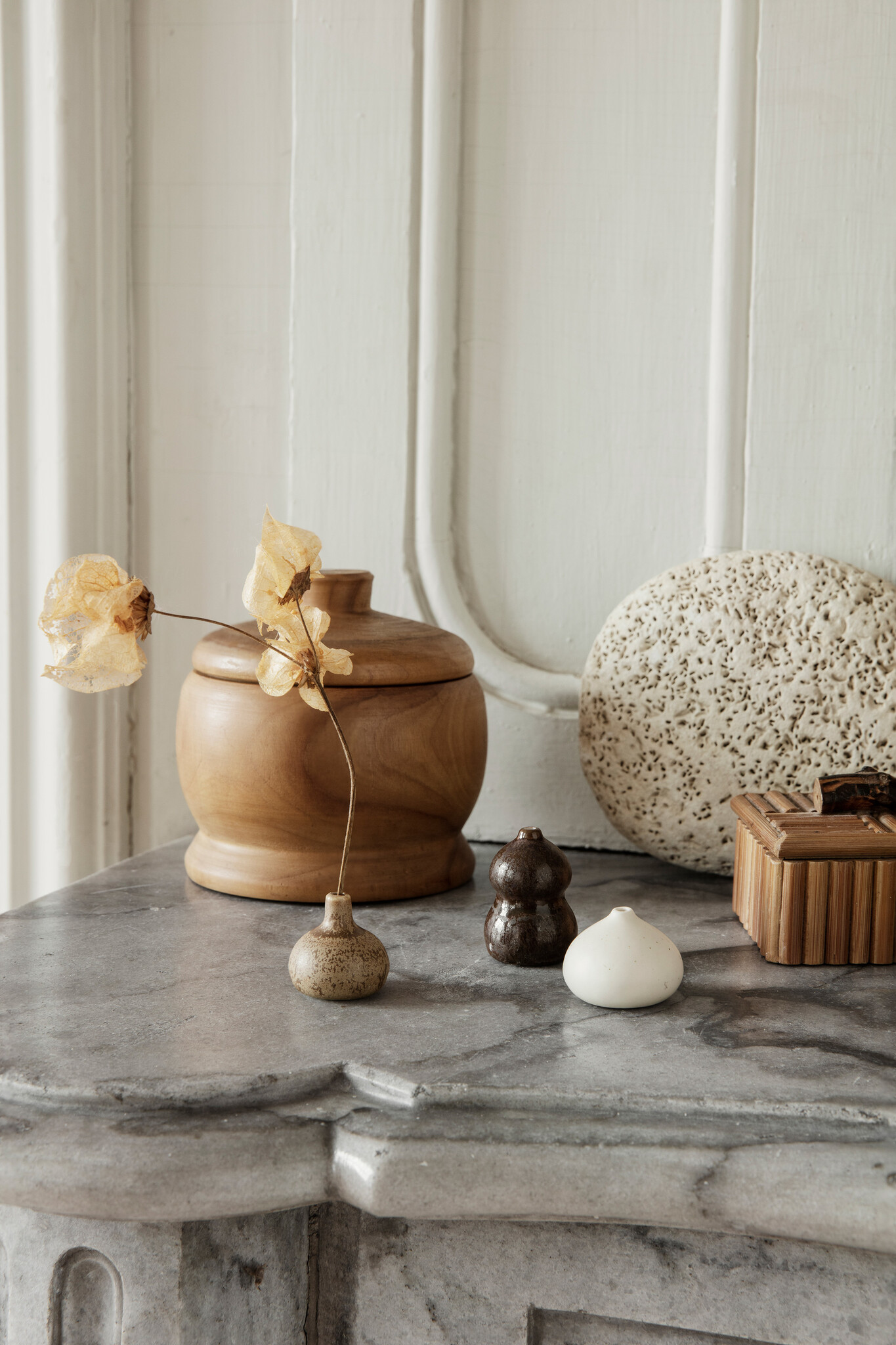 Ferm Living set/3 vaasjes 'Komo' - multi