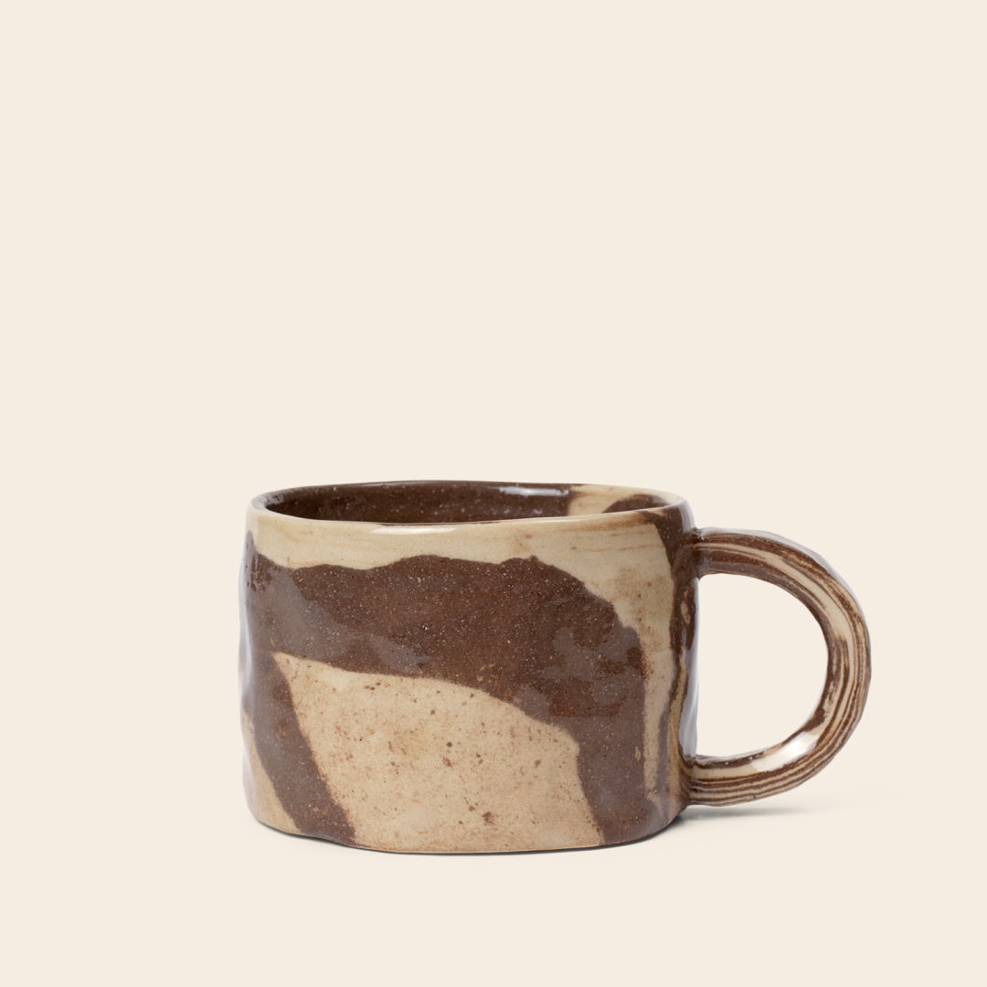 Ferm Living mok 'Ryu' low - aardewerk