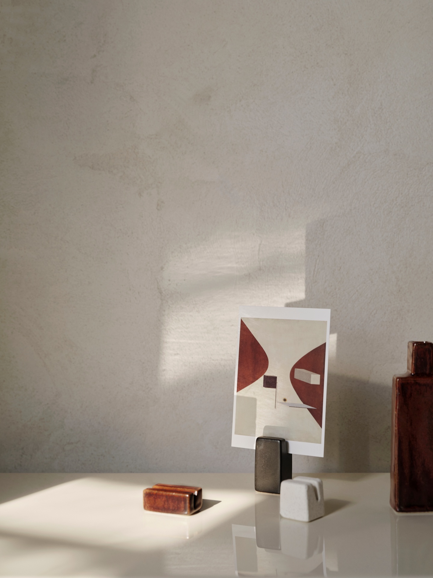 Ferm Living set/3 kaarthouders 'Koa' - multi