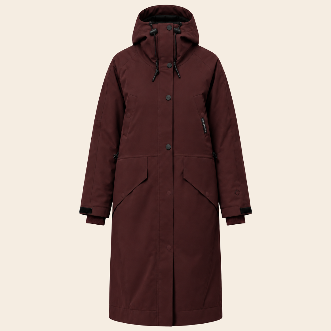 Gofranck Wasserdichter Parka 'Cold Winter' - Andorra Red