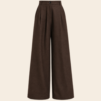 SacreCoeur pantalon 'Gaby' wolmix - cafe