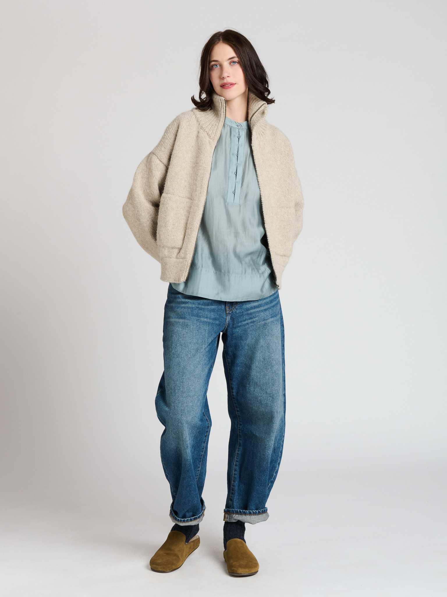 The Knitwit Stable Jacke 'Weide' - Wolle