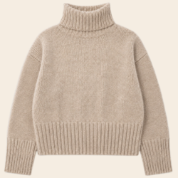 The Knitwit Stable Pullover 'Ember' Wolle - beige melange